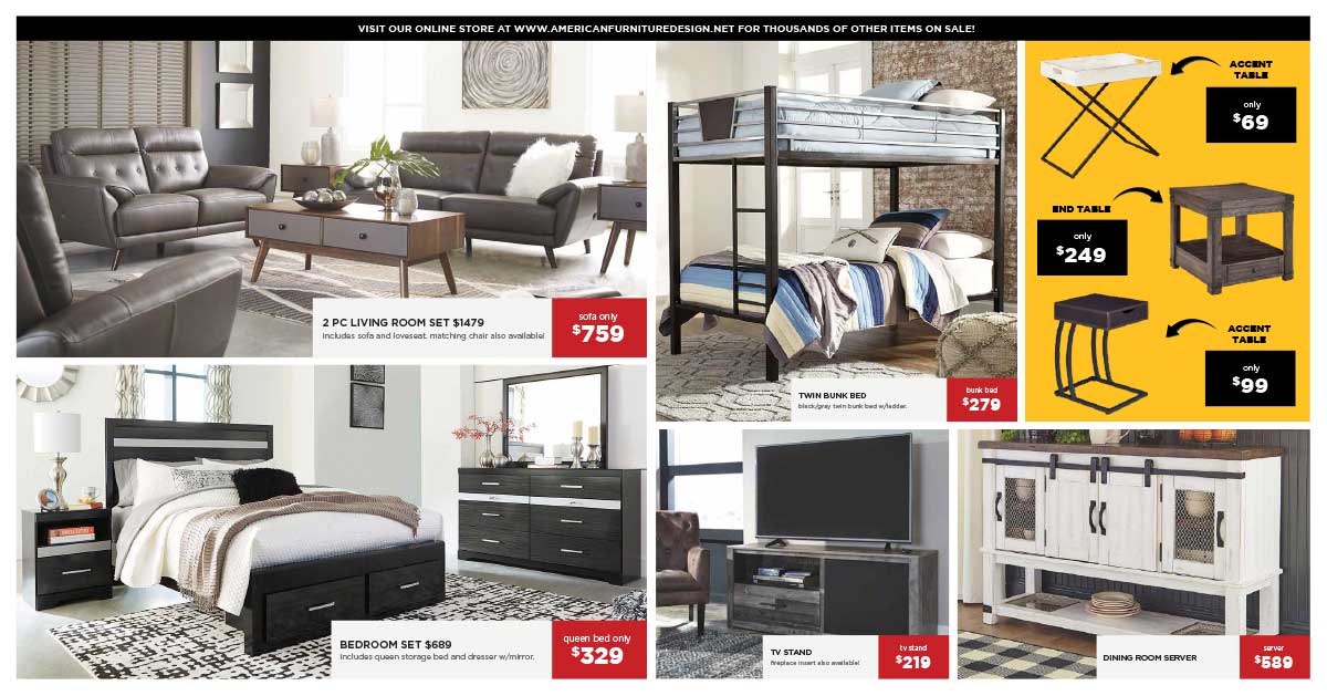 American Furniture Design Warehouse Clearance